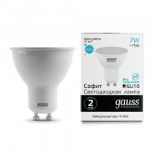 Лампа св/д Gauss Elementary GU10  7W (550lm) 4100K