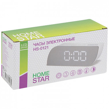 Часы электронные HOMESTAR HS-0121 белый