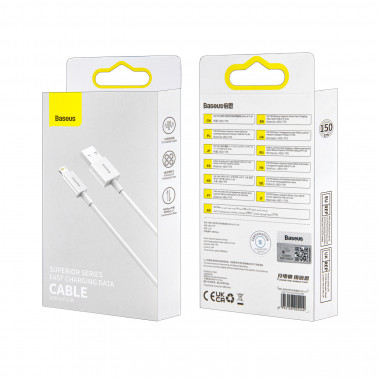 Data Cable iPhone Baseus 1,5м  Superior Series Fast Charging 2.4A   CALYS-B