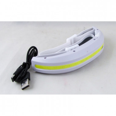Фонарь акк. налоб. YT-1862  от USB + COB длинный