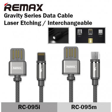 Data Cable  iPhone Remax 1м RC-095i магнитный