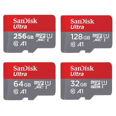 microSDXC class10 256Gb  SanDisk Ultra UHS-I  A1 (150 Mb/s) без адаптера