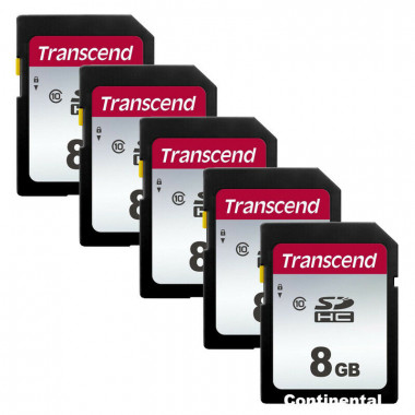 SDHC class10  8Gb  Transcend  20Mb/s  300S 