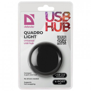 HUB USB Defender Quadro Light 4 порта  83201