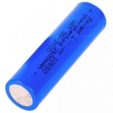 Аккумулятор Rexant 18650  3,7V 2600mAh Li-ion  (Без защиты)  30-2020
