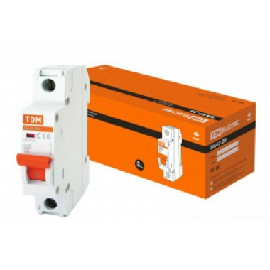 Автомат выкл TDM-10A 1P C10  BA47-29