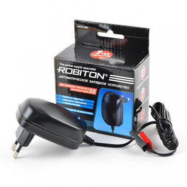 З/У Robiton LAC6-1000  6V 1A  для Свинц.-Кислотных аккум. Автовыкл  14680