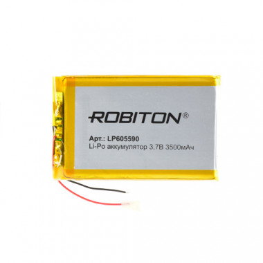 Аккумулятор Robiton 3,7V 3500мАч  6х55x90мм LP605590