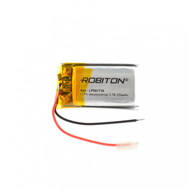 Аккумулятор Robiton 3,7V  250мАч  6х17x30мм LP601730