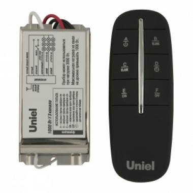 ПДУ Световыми приборами UCH-P002-G3-1000W-30м  Uniel  3 канала, таймер.