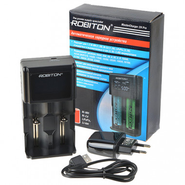 З/У Robiton MasterCharger 2H Pro  Ni-Cd / Ni-Mh / Li-ion / Li-FePO4 автомат  16587