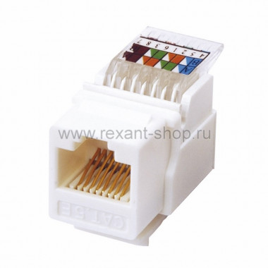Гнездо вставка 8p8c  RJ45  Rexant 03-1012