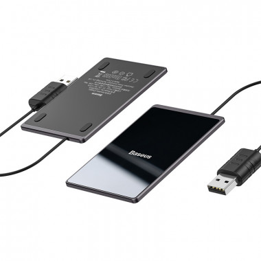 Беспроводная зарядная станция Baseus  Card Ultra-thin  15w
