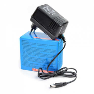 Адаптер сет. Robiton AB9-500S стабил (9V 500mA) 5.5х2.1 (- полярн) для муз оборуд  13289