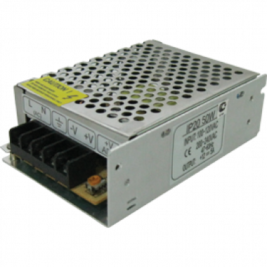 Б/п для с-д.  50W 12V 4A  ip20  Ecola