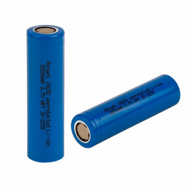 Аккумулятор Rexant 18650  3,7V 3000mAh Li-ion  Без защиты  30-2035