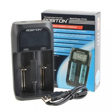 З/У Robiton MasterCharger 2T4 Pro  Ni-Cd / Ni-Mh / Li-ion автомат разряд от USB 17040