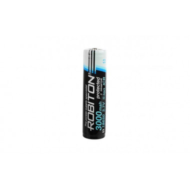 Аккумулятор Robiton 18650  3.7V 3000mAh Li-ion  с защитой  Li3.0/18650  13489