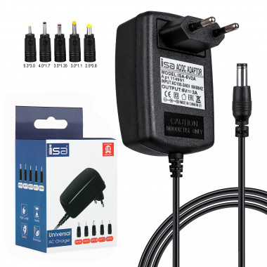 Адаптер сет. "ISA" 15V 2A  с переходниками  114989