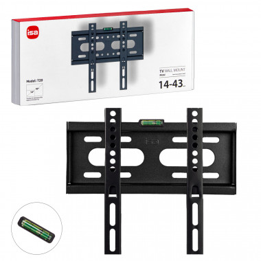 Настенный кронштейн для TV  isa T20  (14"-43") до25кг  тонкий фиксированный  469802