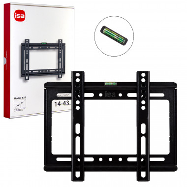 Настенный кронштейн для TV  isa B27  (14"-43") до25кг  тонкий фиксированный  469819