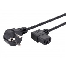 Шнур сет.  для компьютера  1,8м  угол-угол  VCOM  CE021R-CU0.75-1.8M