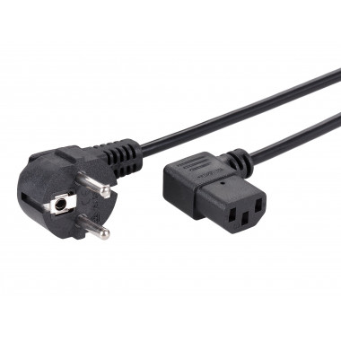 Шнур сет.  для компьютера  1,8м  угол-угол  VCOM  CE021R-CU0.75-1.8M