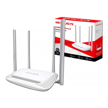 Роутер Mercusys MW325R N300  2.4 ГГц, 300Мбит/с, web-интерфейс DHCP-сервер