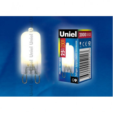 Лампа G9  матова  25W  220V