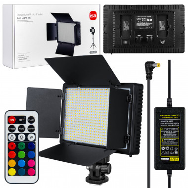 Светодиодная панель со шторками для фотосъемки 2700K - 6500K  JBH / ISA LED-800  123208 / 463143