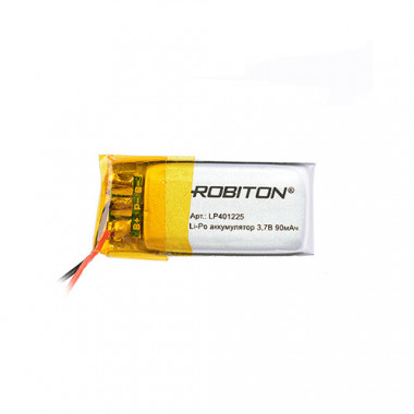 Аккумулятор Robiton 3,7V   90mAh  4х12x25мм LP401225