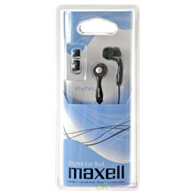 Наушники Maxell Rhythmz Black вкладыши