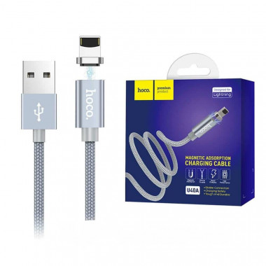 Data Cable  iPhone Hoco 1м U40  Magnetic
