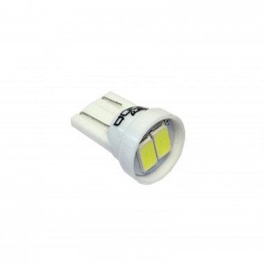 Автолампа св/д T10  2smd (size 5630) W5W белый  Nord Yada
