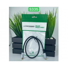 Data Cable Type-C-Type-C  LivePower 0,5м  H288 100W 4K 10Gbps 