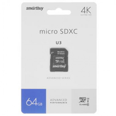 Smart Buy SDXC class10 64Gb  U3