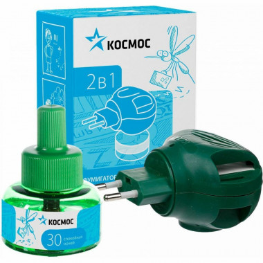 Комплект от комаров Космос фумигатор + жидкость 30ночей  KOC_GH326