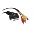 Шнур SCART-3RCA  1.2м  с переключателем  Сигнал 6931/0693/A1680