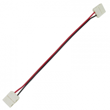Соеденитель для SMD5050  iP20  (клипса 2конт -провод-  клипса 2конт) 10мм  Ecola