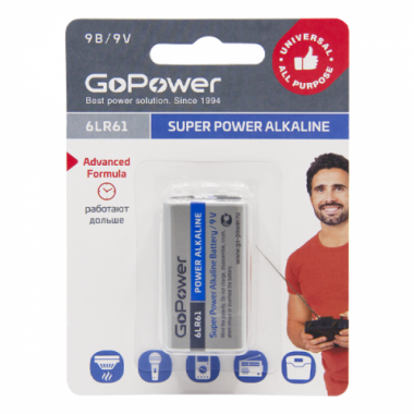 Эл-т питания GoPower 6LR61