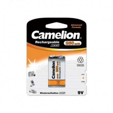 Аккумулятор Camelion 6F22 250mAh NiMN 
