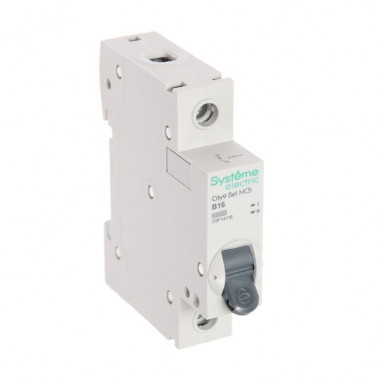 Автомат выкл Systeme electric City9 1P  6А 4,5кА х-ка C