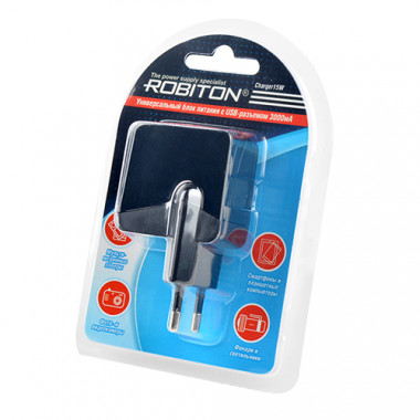 Адаптер сет. Robiton Charger15W  (5V 3А)  15167