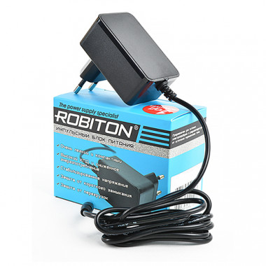 Адаптер сет. Robiton IR12-1500S  (12V 1,5A) 5.5х2.5 (+ полярн)  14936