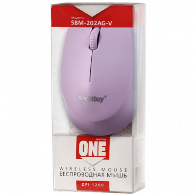 Мышь беспроводная Smartbuy SBM-202AG-V
