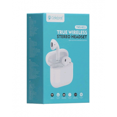 Гарнитура Bluetooth Celebrat  TWS-W11  без гарантии / возврата / обмена