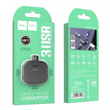 HUB Type-C  Hoco HB11  3USB