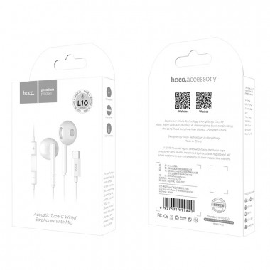 Гарнитура Hoco L10  Type-C  Bluetooth
