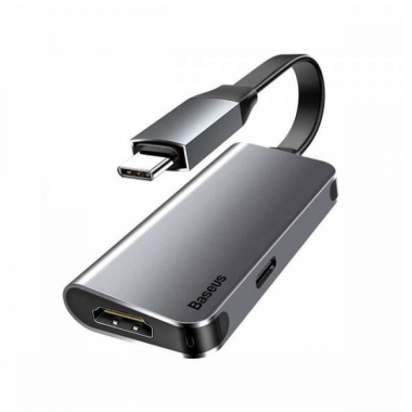 HUB Type-C  Baseus Little box smart HUB ( HDMI / Type-C PD)  CAHUB-E0G