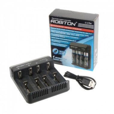 З/У Robiton Li-4 Plus  Li-ion Ni-Cd Ni-Mh АА / АА / C / D  от USB  17520